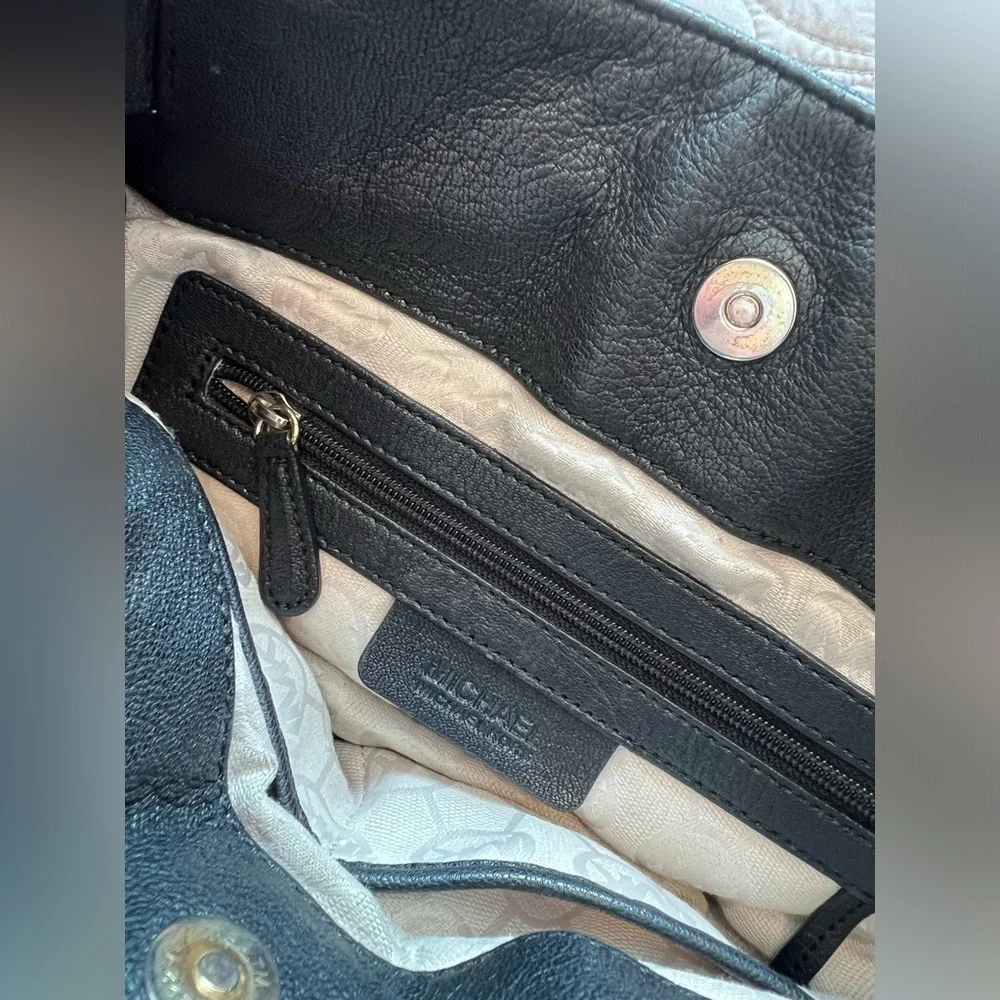 Michael Kors Black Leather Handbag